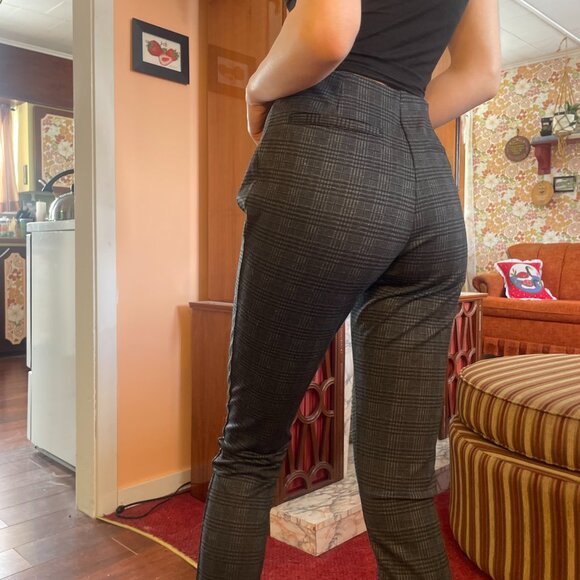Calvin Klien plaid skinny high waisted business pants! - Picture 1 of 16